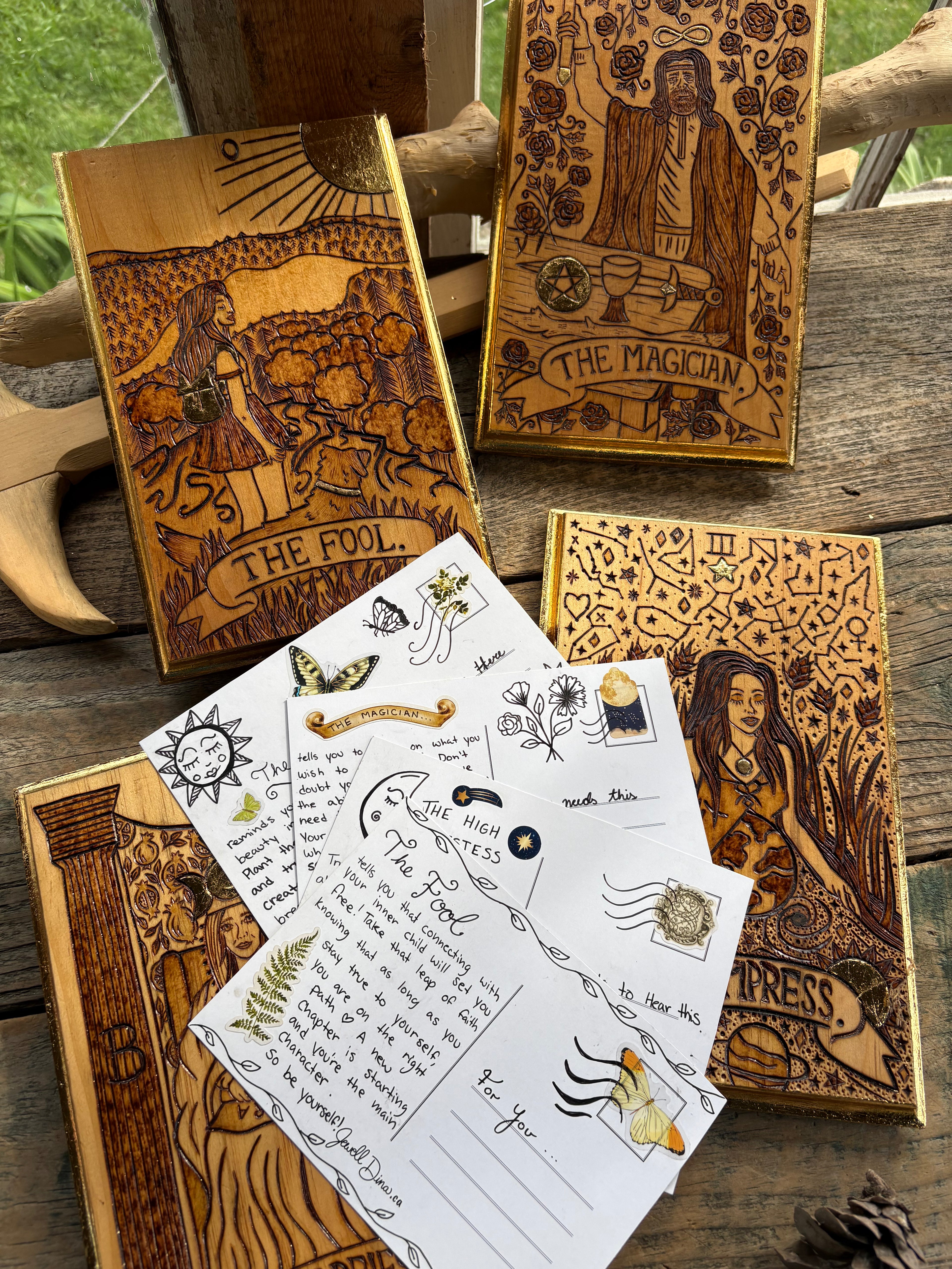 Mystery Tarot Postcard