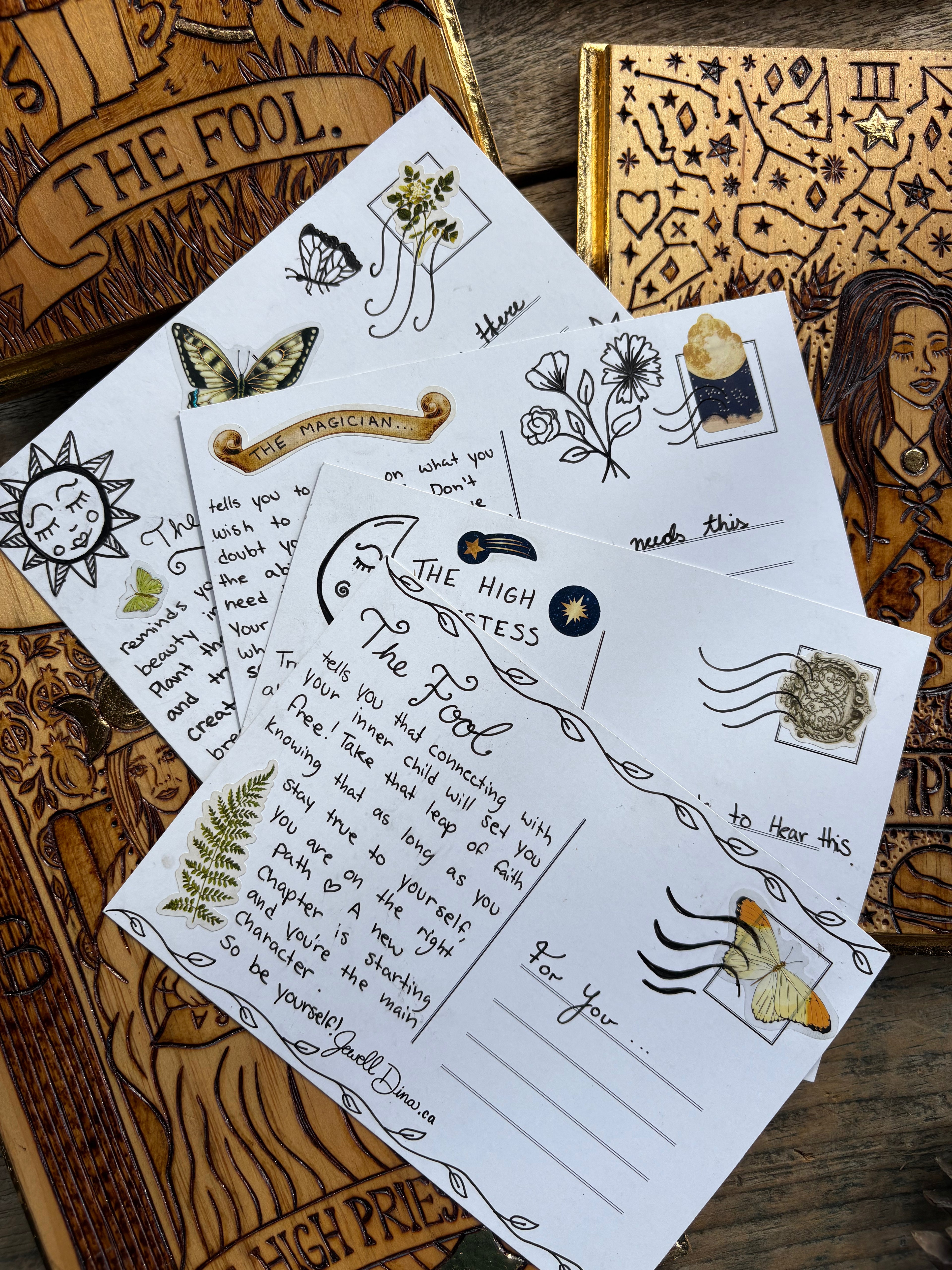 Mystery Tarot Postcard