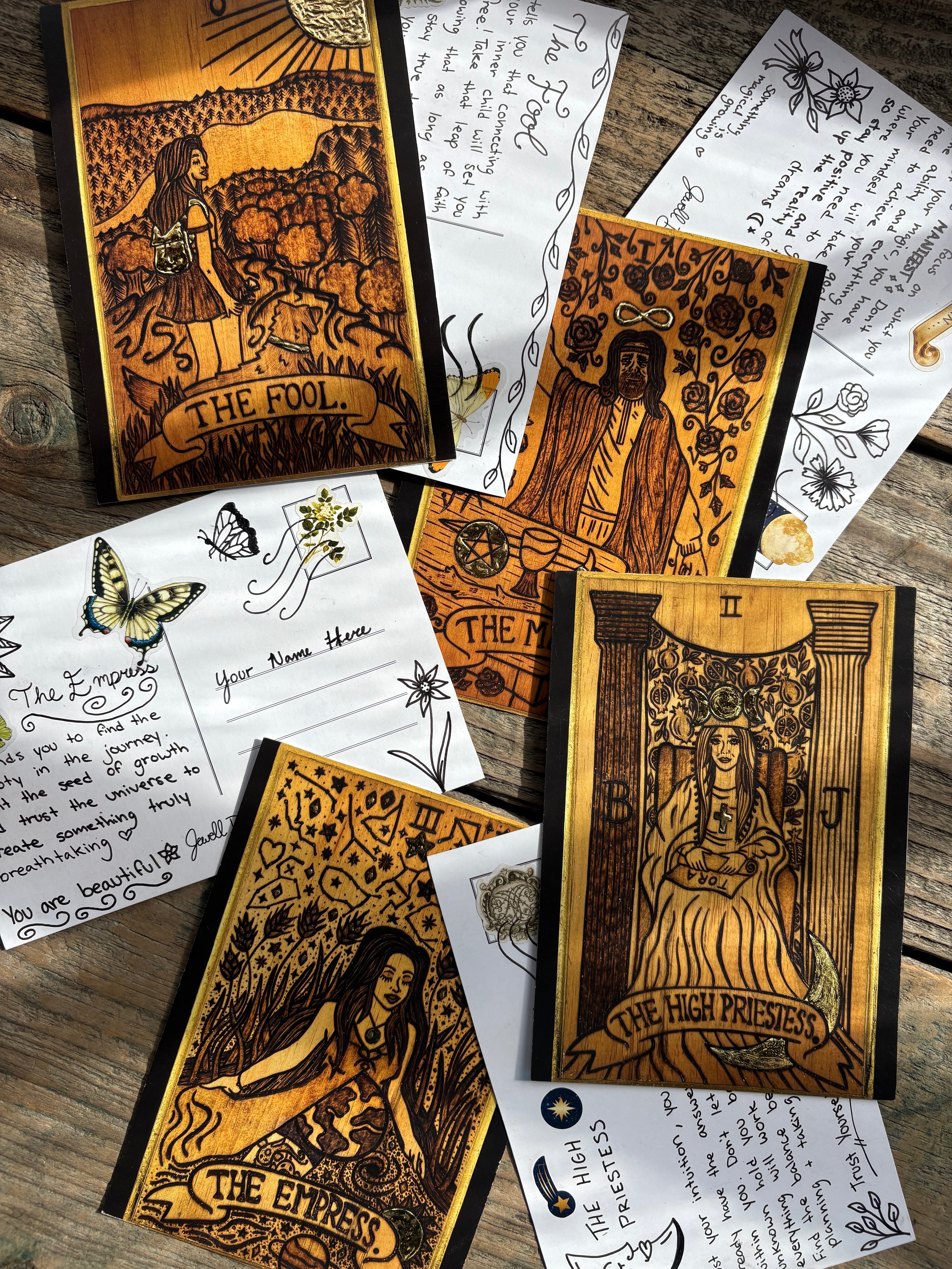 Mystery Tarot Postcard